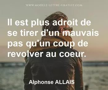 Citation de Alphonse ALLAIS