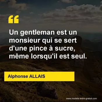 Citation Alphonse ALLAIS