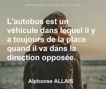Citation de Alphonse ALLAIS
