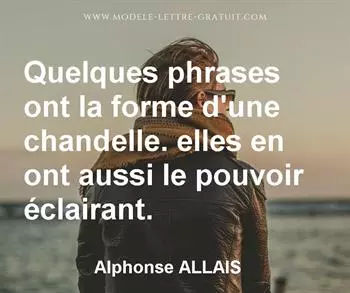 Citation de Alphonse ALLAIS