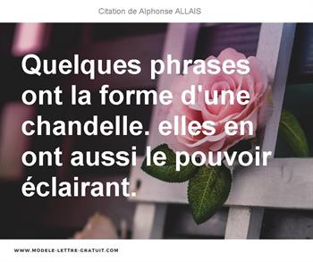 Citations Alphonse ALLAIS
