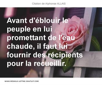 Citations Alphonse ALLAIS