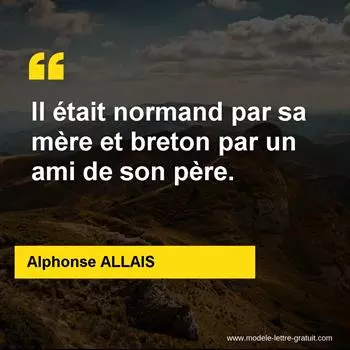 Citation Alphonse ALLAIS