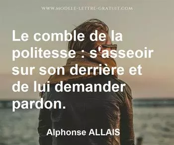 Citation de Alphonse ALLAIS