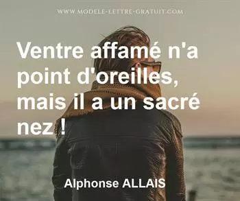 Citation de Alphonse ALLAIS