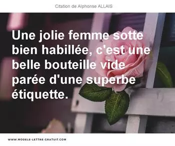 Citations Alphonse ALLAIS