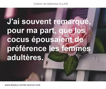 Citations Alphonse ALLAIS