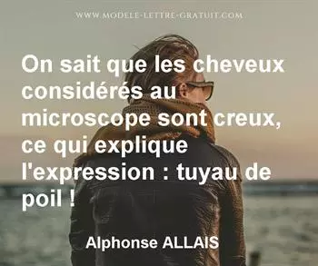 Citation de Alphonse ALLAIS