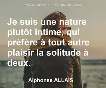 Citation de Alphonse ALLAIS