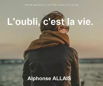 Citation de Alphonse ALLAIS