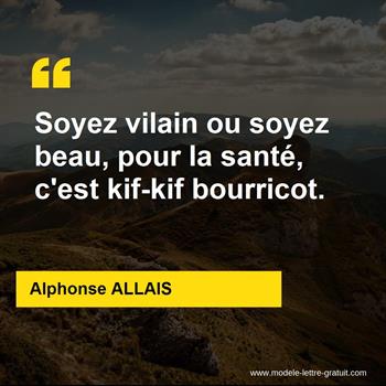 Citation de Alphonse ALLAIS