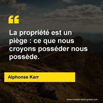 Citation de Alphonse Karr