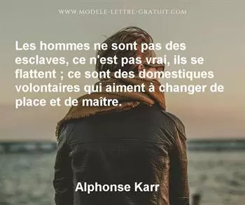 Citation de Alphonse Karr