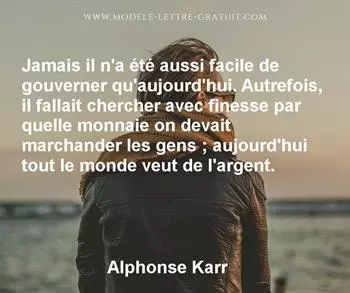 Citation de Alphonse Karr