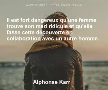 Citation de Alphonse Karr