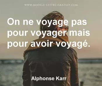 Citation de Alphonse Karr