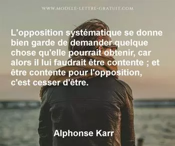 Citation de Alphonse Karr