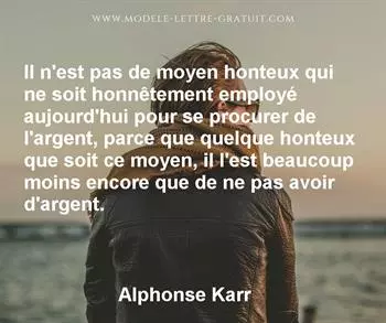 Citation de Alphonse Karr