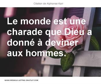 Citations Alphonse Karr