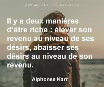 Citation de Alphonse Karr