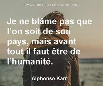 Citation de Alphonse Karr