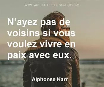Citation de Alphonse Karr