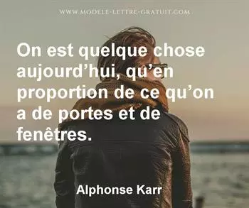 Citation de Alphonse Karr