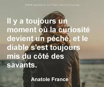 Citation de Anatole France
