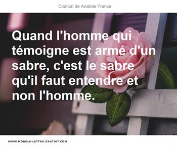 Citations Anatole France