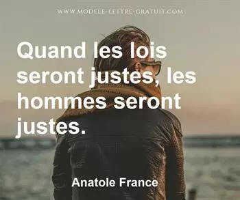 Citation de Anatole France