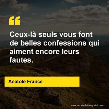 Citation de Anatole France