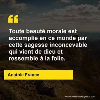 Citation Anatole France