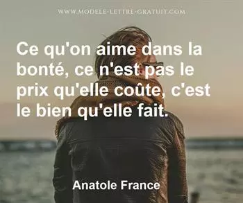 Citation de Anatole France