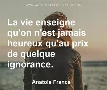 Citation de Anatole France