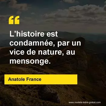 Citation Anatole France