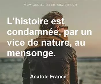 Citation de Anatole France