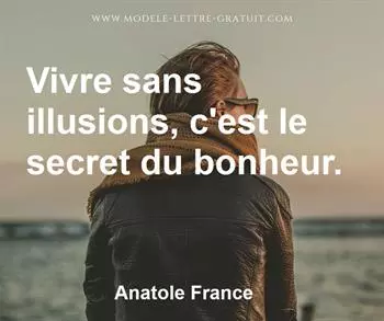 Citation de Anatole France