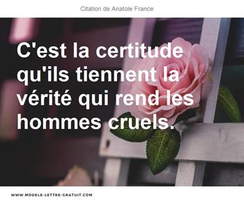 Citations Anatole France