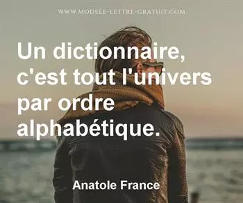 Citation de Anatole France