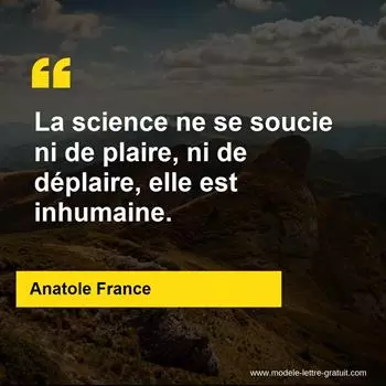 Citation Anatole France