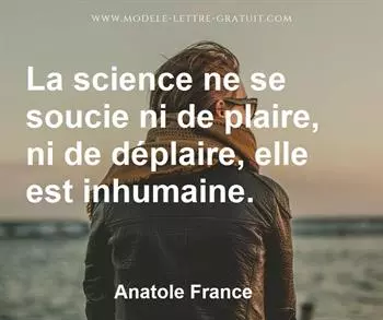 Citation de Anatole France