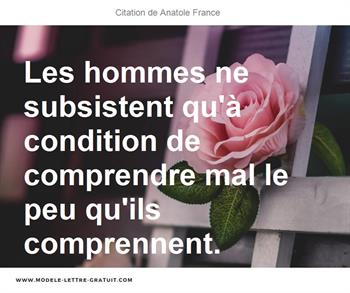 Citations Anatole France
