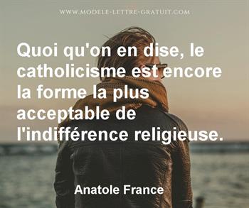 Citation de Anatole France