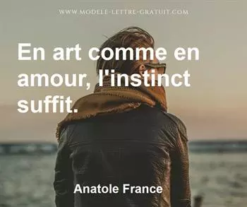 Citation de Anatole France