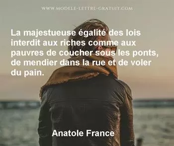 Citation de Anatole France