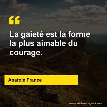 Citation Anatole France