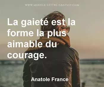 Citation de Anatole France