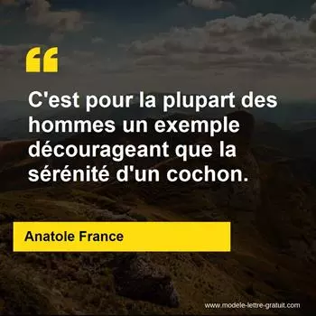 Citation Anatole France