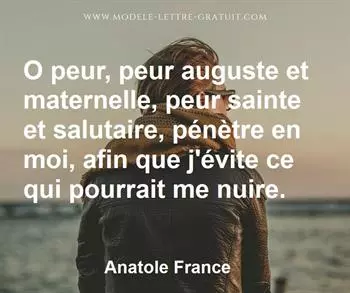 Citation de Anatole France