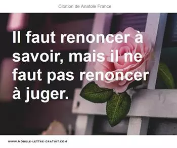 Citations Anatole France